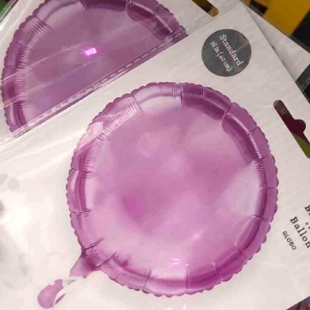 Brava Standard 16" Foil Balloon-purple